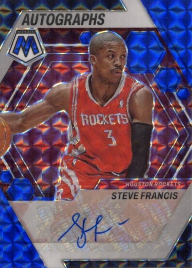 2022 Panini Mosaic Autographs Mosaic Steve Francis #AMSTV Basketball Card