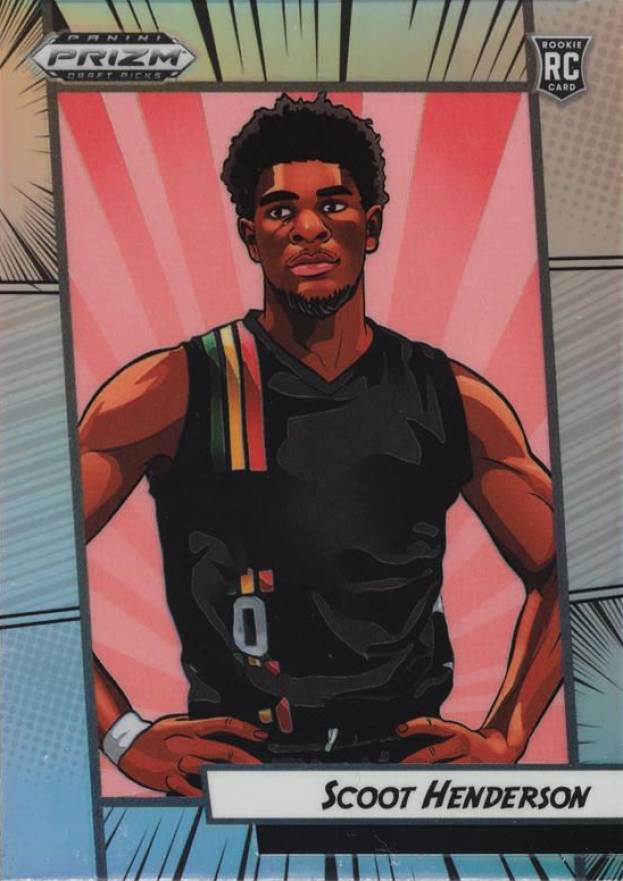 2023 Panini Prizm Draft Picks Manga Scoot Henderson #14 Basketball Card