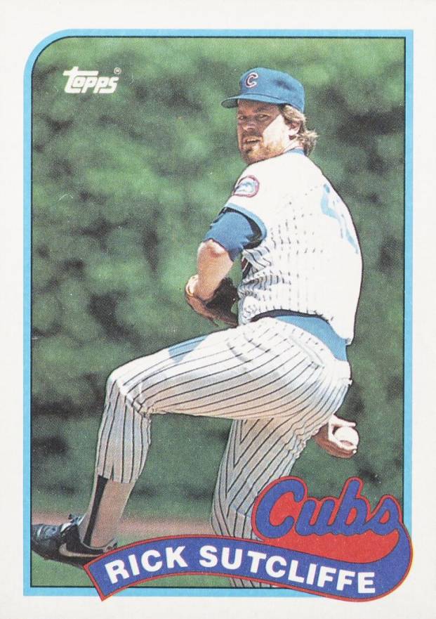 1989 Topps Rick Sutcliffe #520 Baseball Card