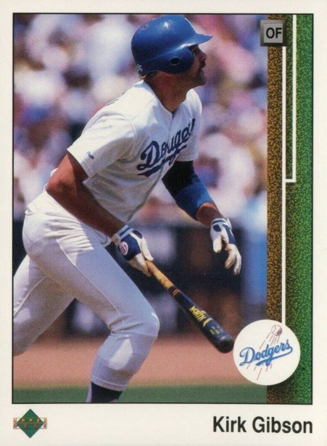 1989 Upper Deck Kirk Gibson #633 Baseball Card