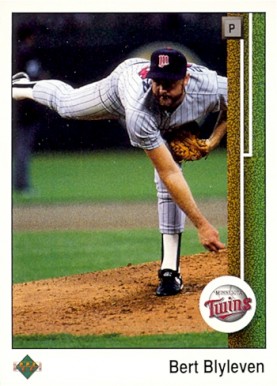 1989 Upper Deck Bert Blyleven #225 Baseball Card