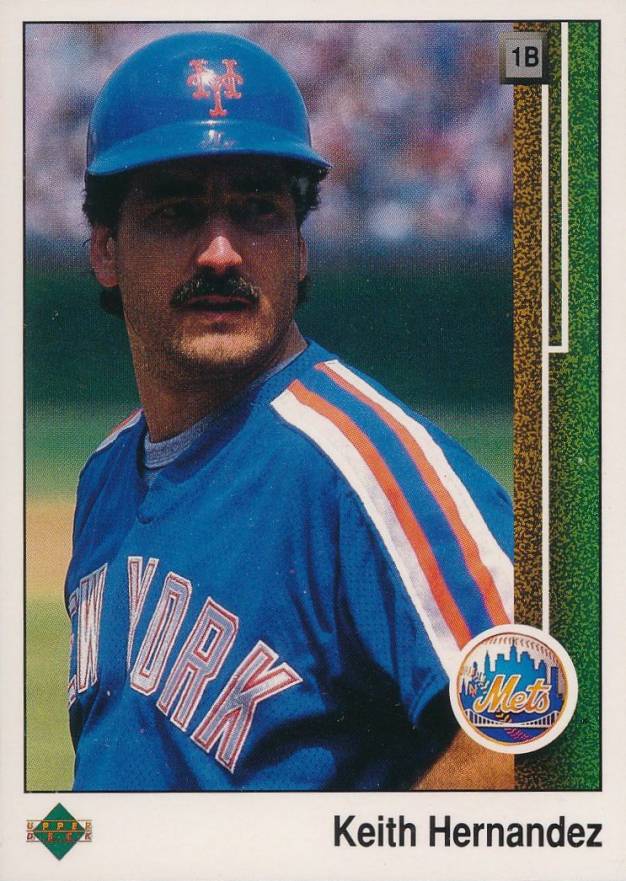 1989 Upper Deck Keith Hernandez #612 Baseball Card