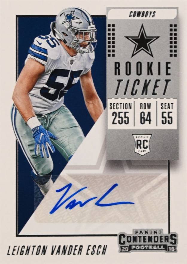 2018 Panini Contenders Leighton Vander Esch #154 Football Card