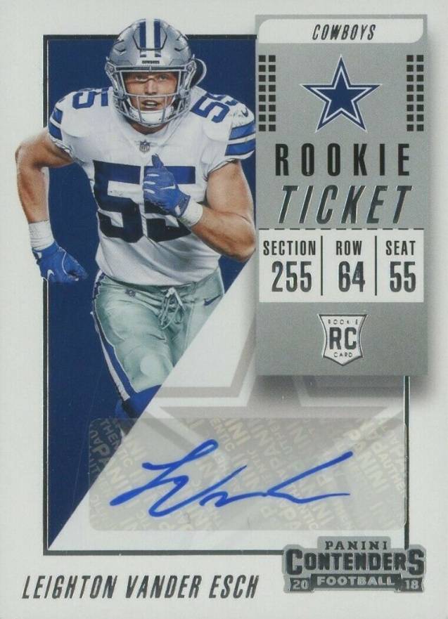 2018 Panini Contenders Leighton Vander Esch #254 Football Card