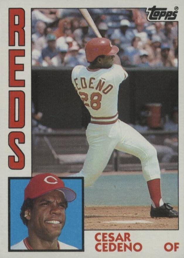 1984 Topps Cesar Cedeno #725 Baseball Card