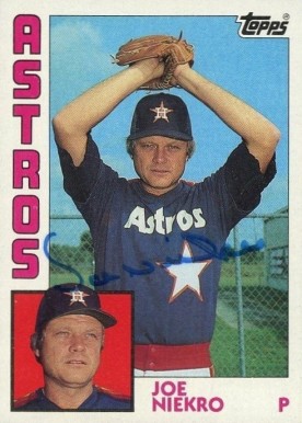 1984 Topps Joe Niekro #586 Baseball Card