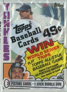 1984 Topps Cello Pack #CP Baseball Card