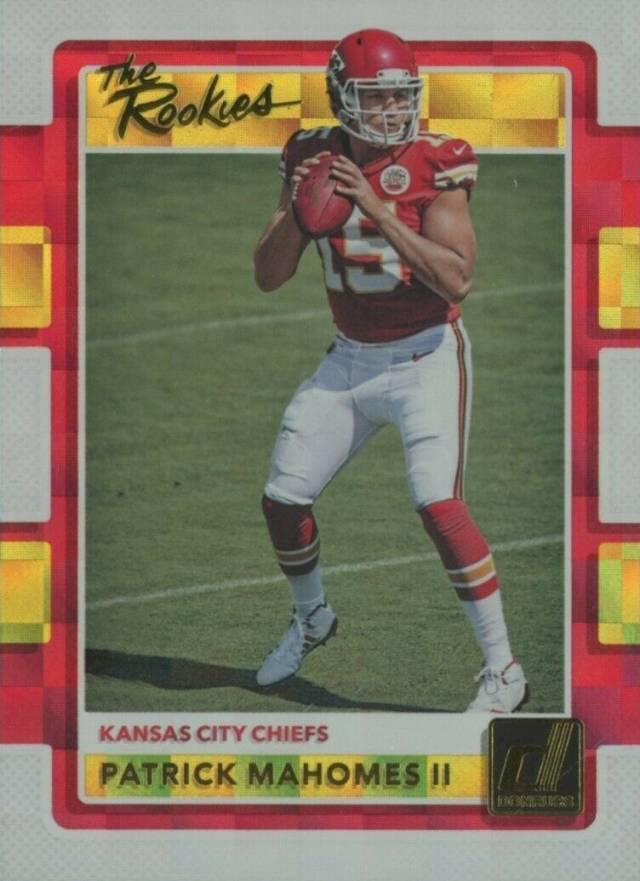 2017 Panini Donruss The Rookies Patrick Mahomes II #7 Football Card