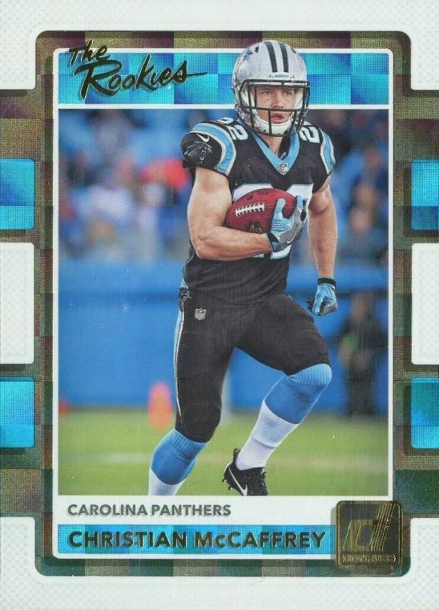 2017 Panini Donruss The Rookies Christian McCaffrey #5 Football Card