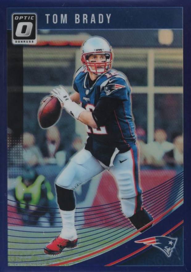 2018 Panini Donruss Optic Tom Brady #65 Football Card