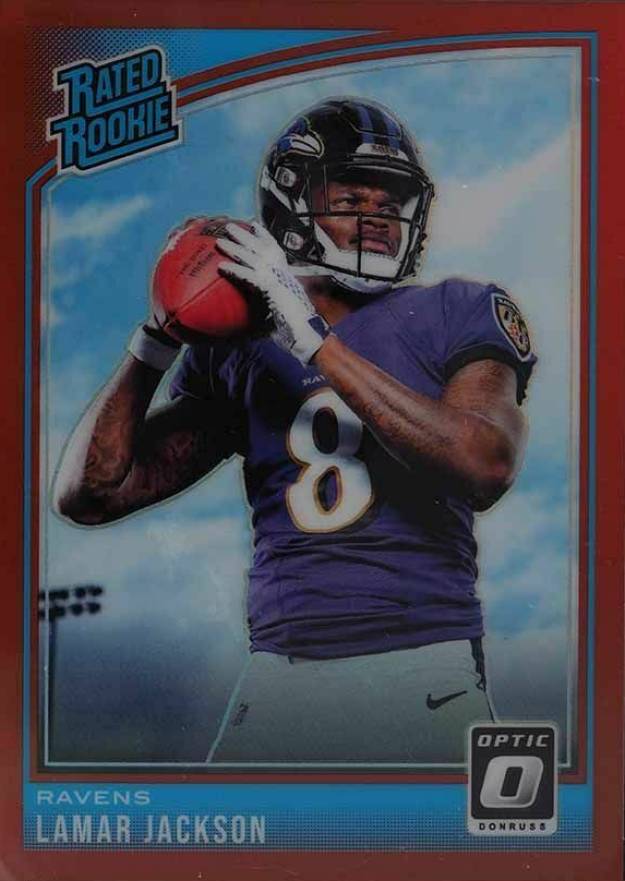 2018 Panini Donruss Optic Lamar Jackson #167 Football Card