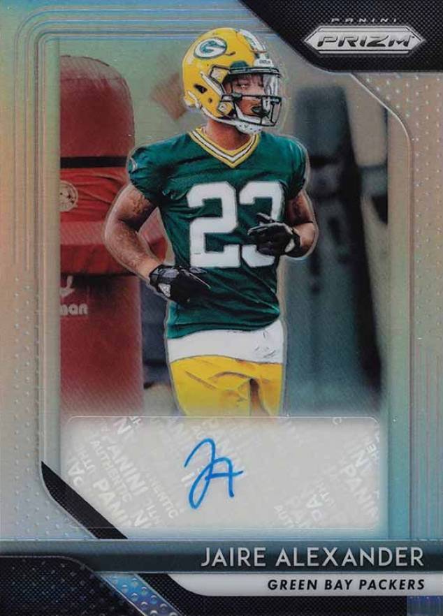 2018 Panini Prizm Rookie Autographs Jaire Alexander #JAI Football Card