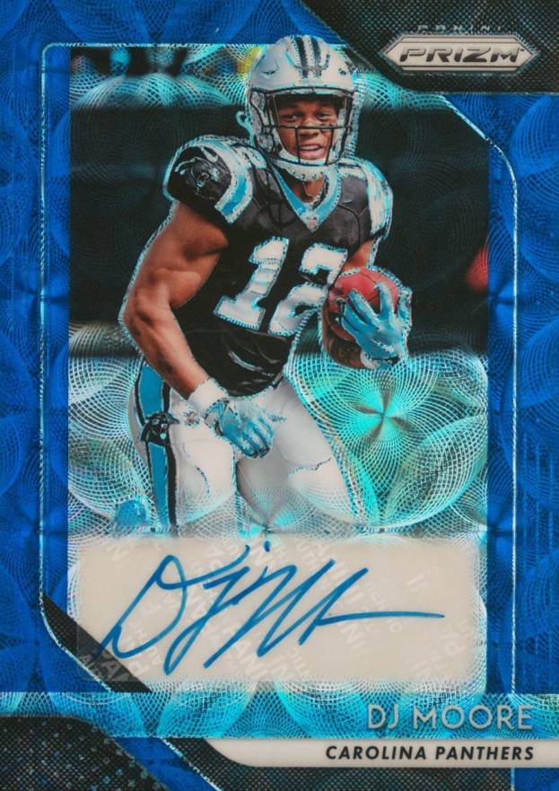 2018 Panini Prizm Rookie Autographs DJ Moore #DJM Football Card