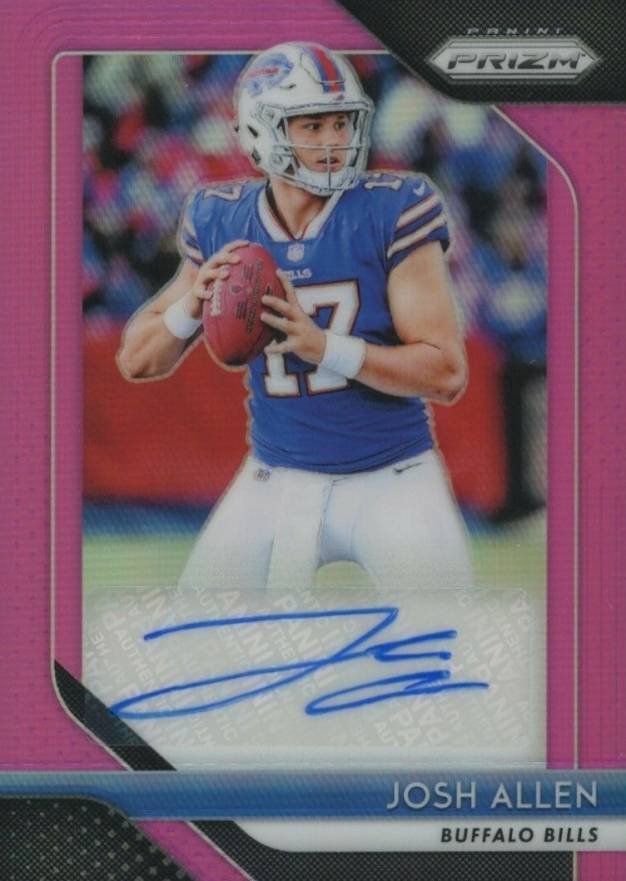 2018 Panini Prizm Rookie Autographs Josh Allen #JA Football Card