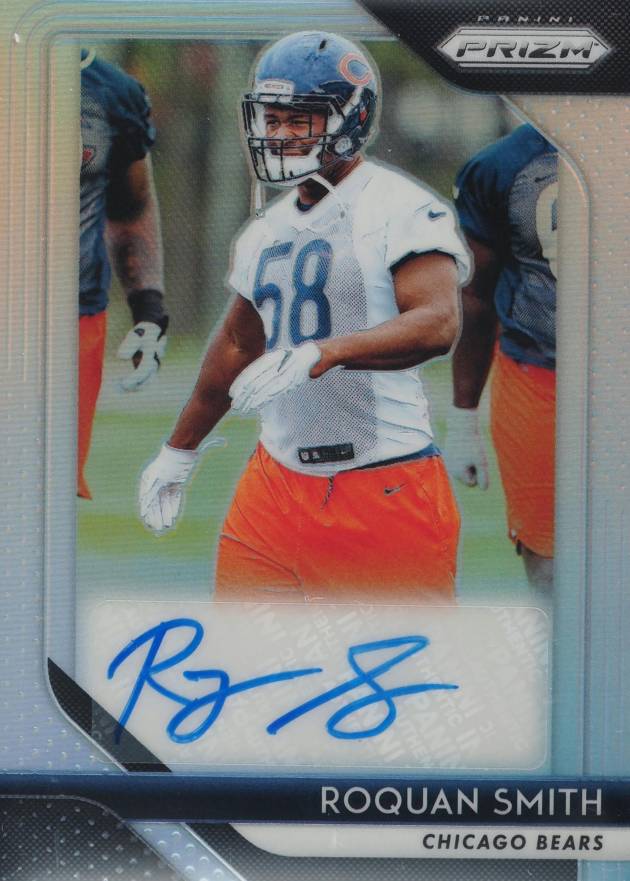 2018 Panini Prizm Rookie Autographs Roquan Smith #RS Football Card