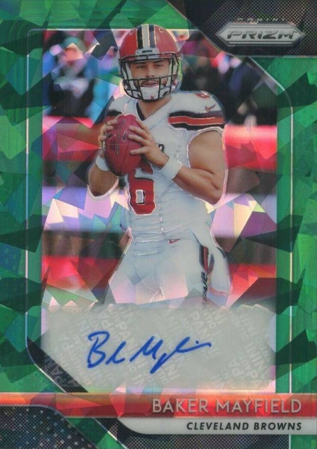 2018 Panini Prizm Rookie Autographs Baker Mayfield #BM Football Card