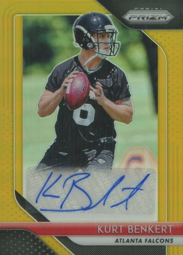 2018 Panini Prizm Rookie Autographs Kurt Benkert #KBE Football Card