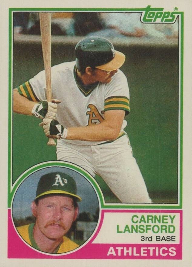 1983 Topps Traded Carney Lansford #60T Baseball Card