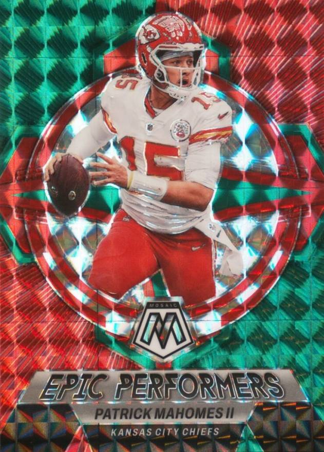 2023 Panini Mosaic Epic Performers Patrick Mahomes II #EPPM Football Card