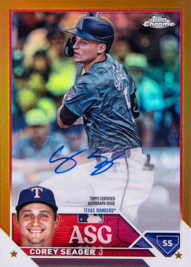 2023 Topps Chrome Update 2023 All-Star Game Autograph Corey Seager #CS Baseball Card