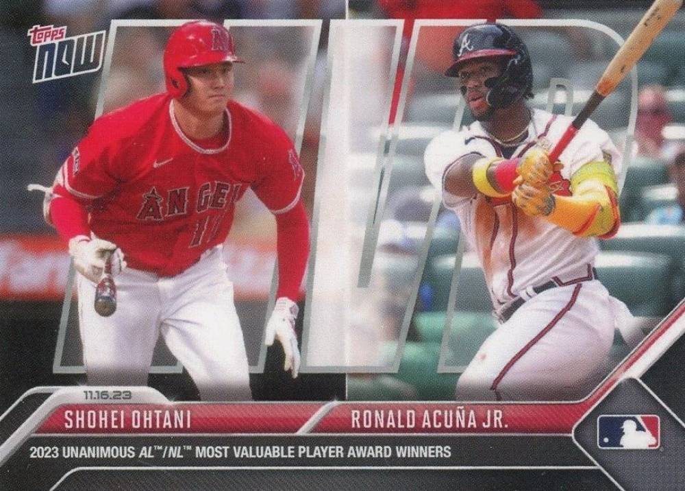 2023 Topps Now Offseason Ronald Acuna Jr./Shohei Ohtani #OS18 Baseball Card