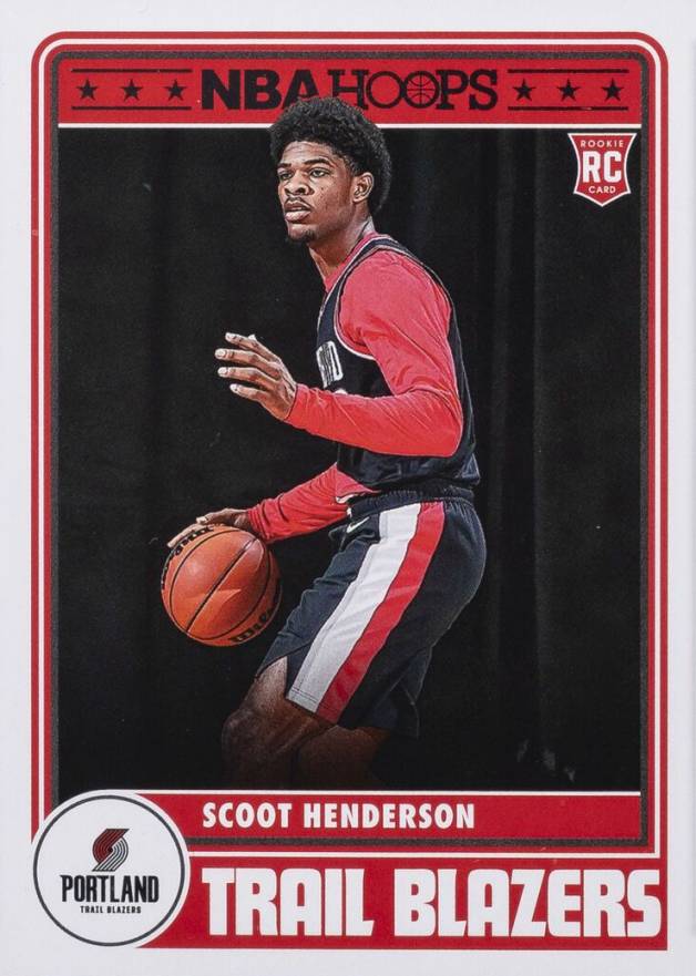 2023 Panini NBA Hoops Scoot Henderson #297 Basketball Card