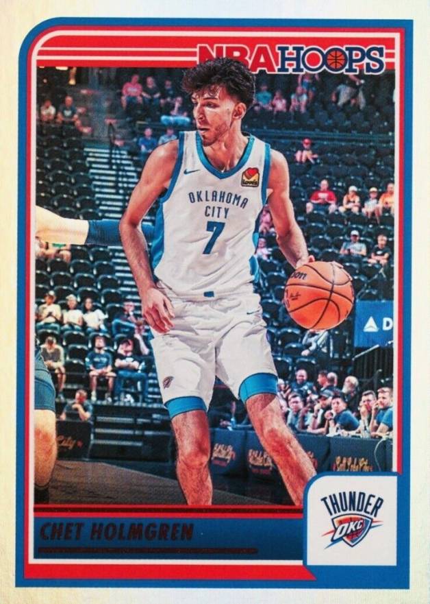 2023 Panini NBA Hoops Chet Holmgren #24 Basketball Card