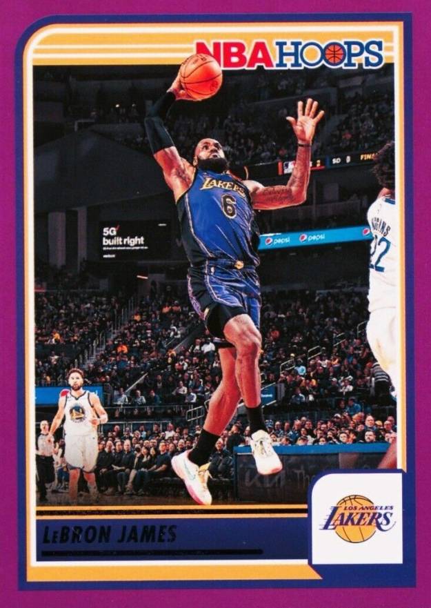 2023 Panini NBA Hoops LeBron James #52 Basketball Card