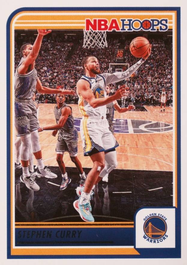 2023 Panini NBA Hoops Stephen Curry #35 Basketball Card