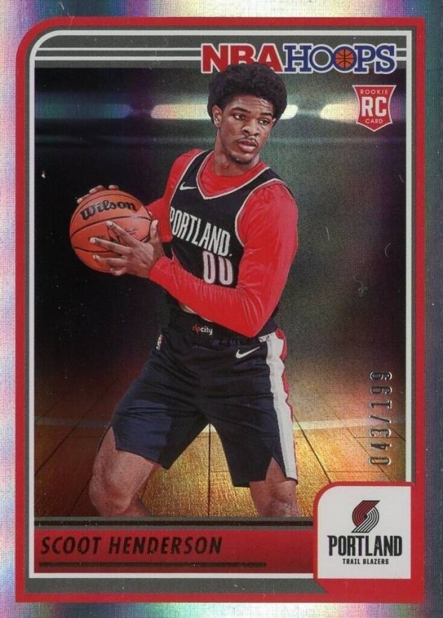 2023 Panini NBA Hoops Scoot Henderson #232 Basketball Card