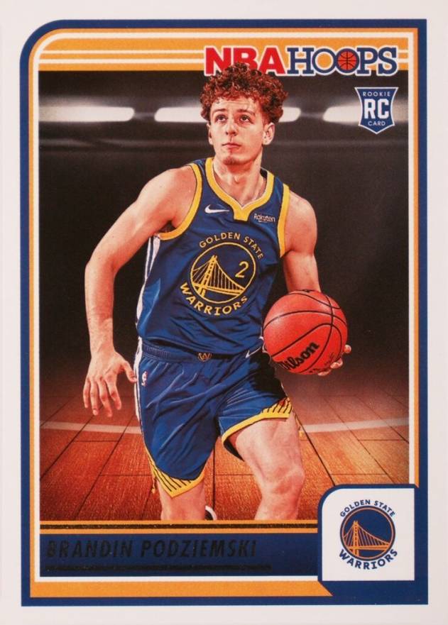 2023 Panini NBA Hoops Brandin Podziemski #264 Basketball Card