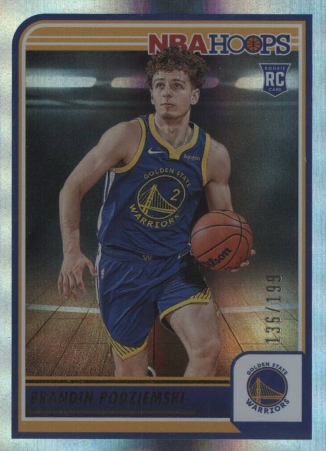 2023 Panini NBA Hoops Brandin Podziemski #264 Basketball Card