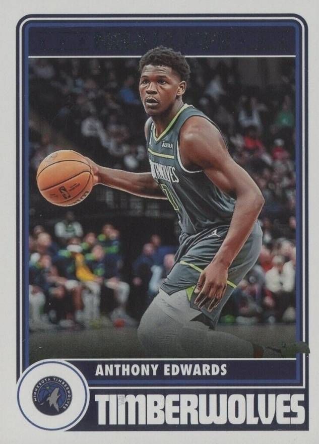 2023 Panini NBA Hoops Anthony Edwards #286 Basketball Card