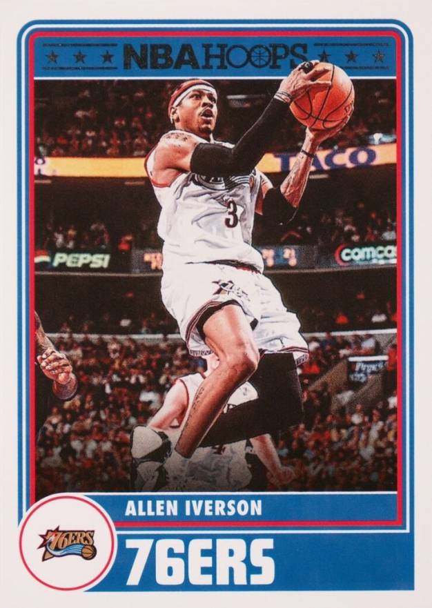 2023 Panini NBA Hoops Allen Iverson #296 Basketball Card