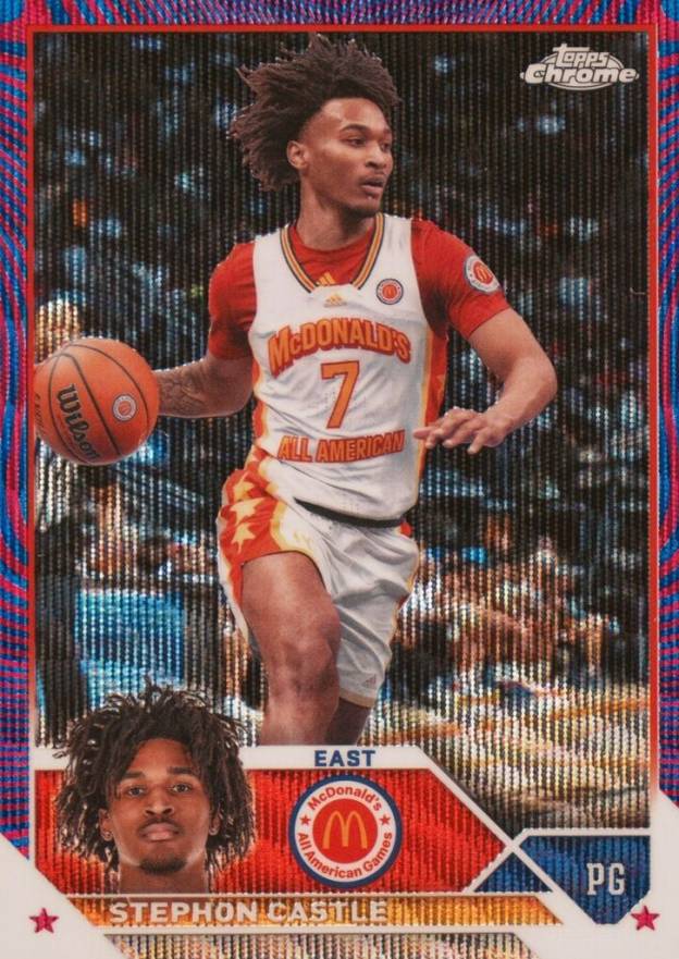 2023 Topps Chrome McDonald's All-American Stephon Castle #4 Basketball Card