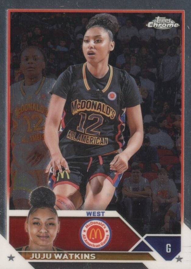 2023 Topps Chrome McDonald's All-American Juju Watkins #45 Basketball Card