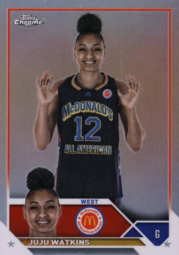 2023 Topps Chrome McDonald's All-American Juju Watkins #93 Basketball Card