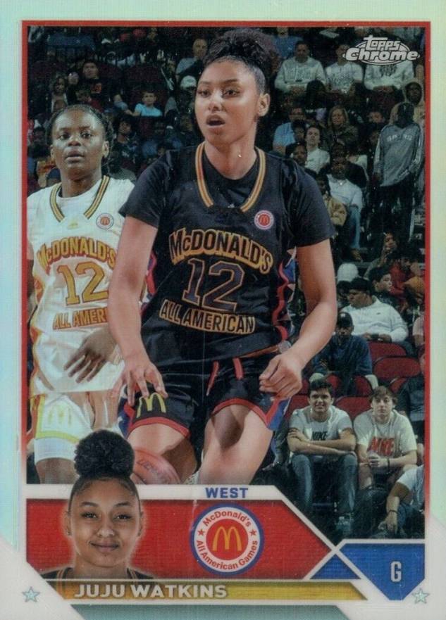 2023 Topps Chrome McDonald's All-American Juju Watkins #45 Basketball Card