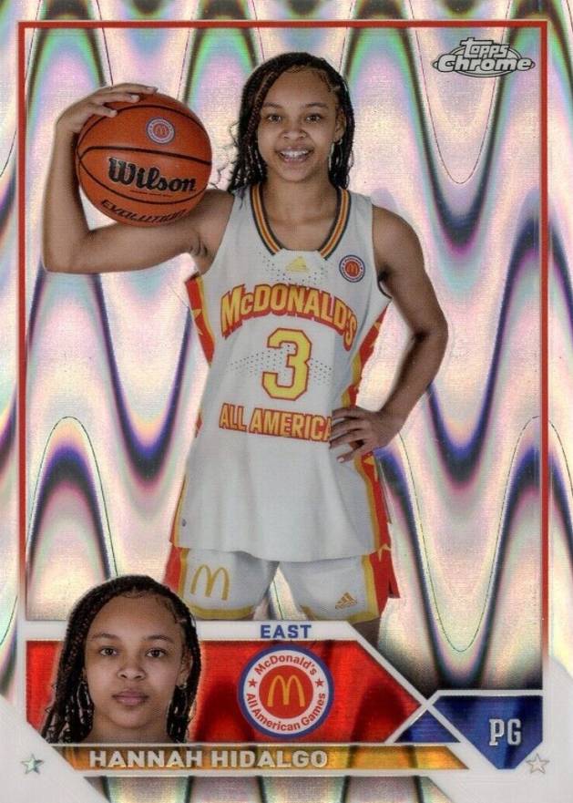 2023 Topps Chrome McDonald's All-American Hannah Hidalgo #78 Basketball Card