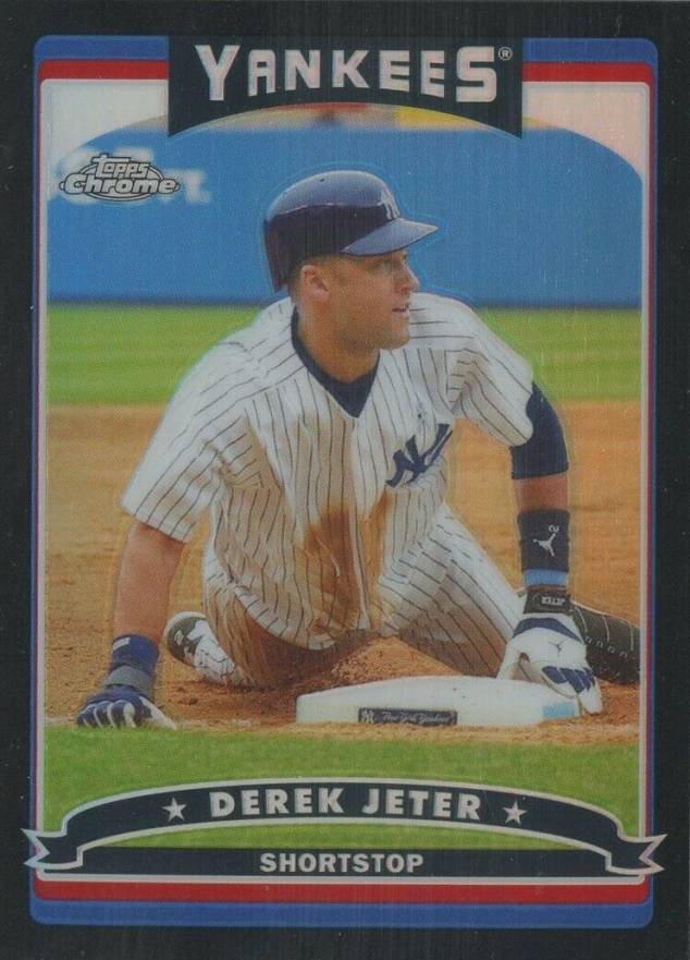 2006 Topps Chrome Derek Jeter #191 Baseball Card