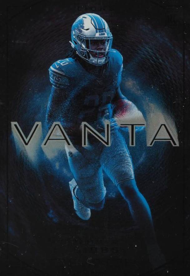 2023 Panini Black Vanta Jahmyr Gibbs #VA5 Football Card