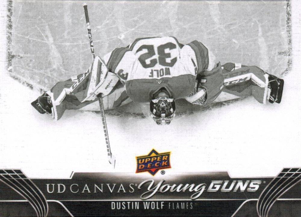 2023 Upper Deck Canvas Dustin Wolf #C109 Hockey Card