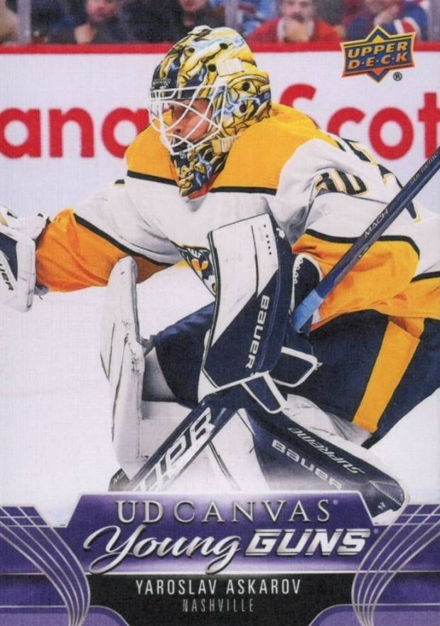 2023 Upper Deck Canvas Yaroslav Askarov #C111 Hockey Card