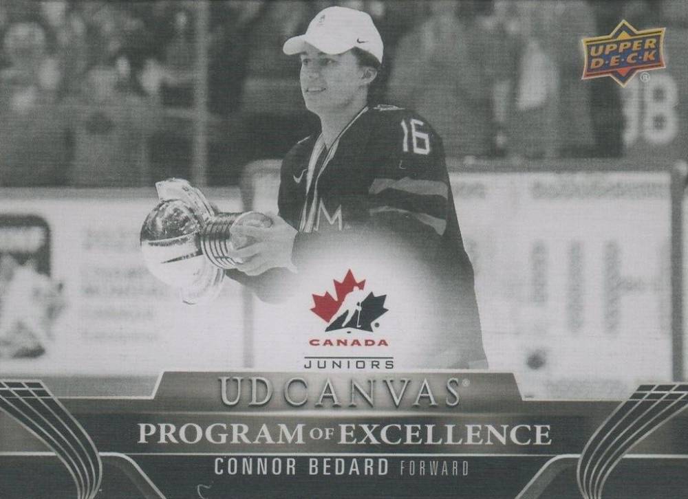 2023 Upper Deck Canvas Connor Bedard #C258 Hockey Card