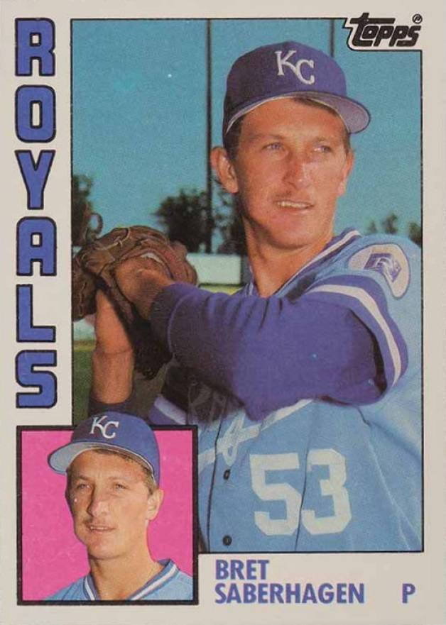 1984 Topps Traded Bret Saberhagen #104T Baseball Card