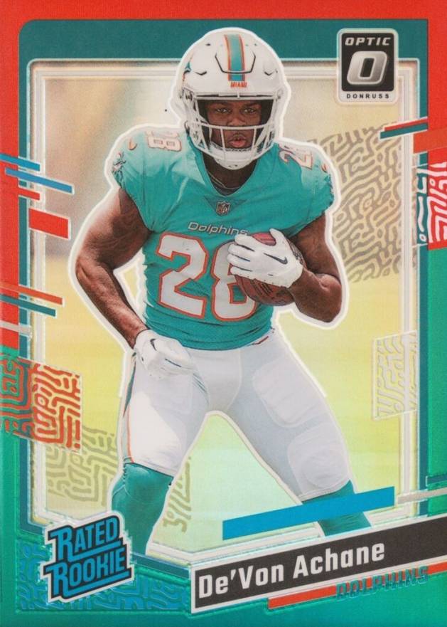 2023 Panini Donruss De'Von Achane #365 Football Card