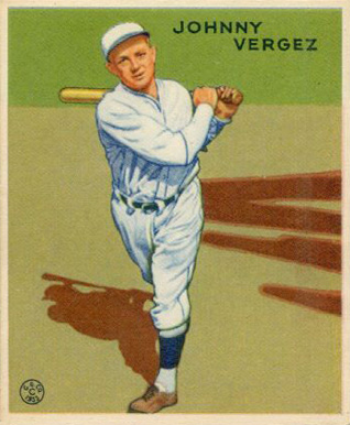 1933 Goudey Johnny Vergez #233 Baseball Card