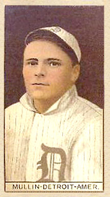 1912 Brown Backgrounds Common back George Mullin # Baseball Card