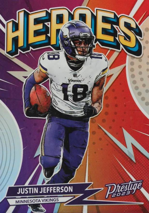 2023 Panini Prestige Heroes Justin Jefferson #H8 Football Card