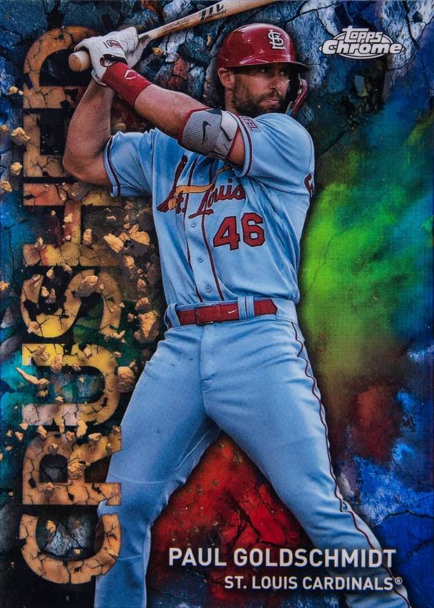 2023 Topps Chrome Update Crushed Paul Goldschmidt #C16 Baseball Card